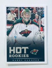 2013-14 Panini Score #601 Darcy Kuemper Hot Rookies Minnesota Wild
